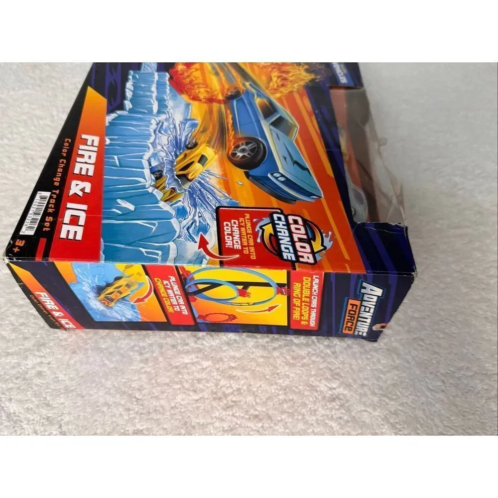 Adventure Force Fire and Ice Color Change Track Set 2 Cars